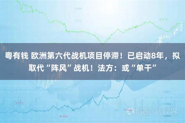 粤有钱 欧洲第六代战机项目停滞！已启动8年，拟取代“阵风”战机！法方：或“单干”