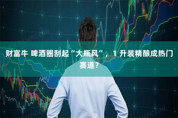 财富牛 啤酒圈刮起“大瓶风”，1 升装精酿成热门赛道？