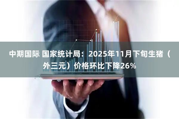 中期国际 国家统计局：2025年11月下旬生猪（外三元）价格环比下降26%